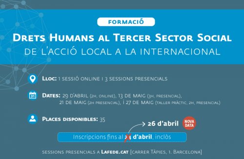 Curso de derechos humanos para el Tercer Sector: De la acción local a la internacional