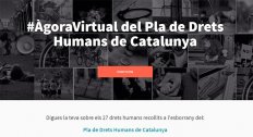 #ÀgoraVirtual: Última fase del procés de debat i consulta del Pla de Drets Humans de Catalunya