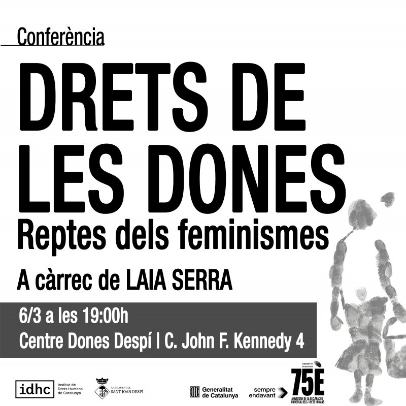 Conferència: Drets de les dones. Reptes dels feminismes (Sant Joan Despí)