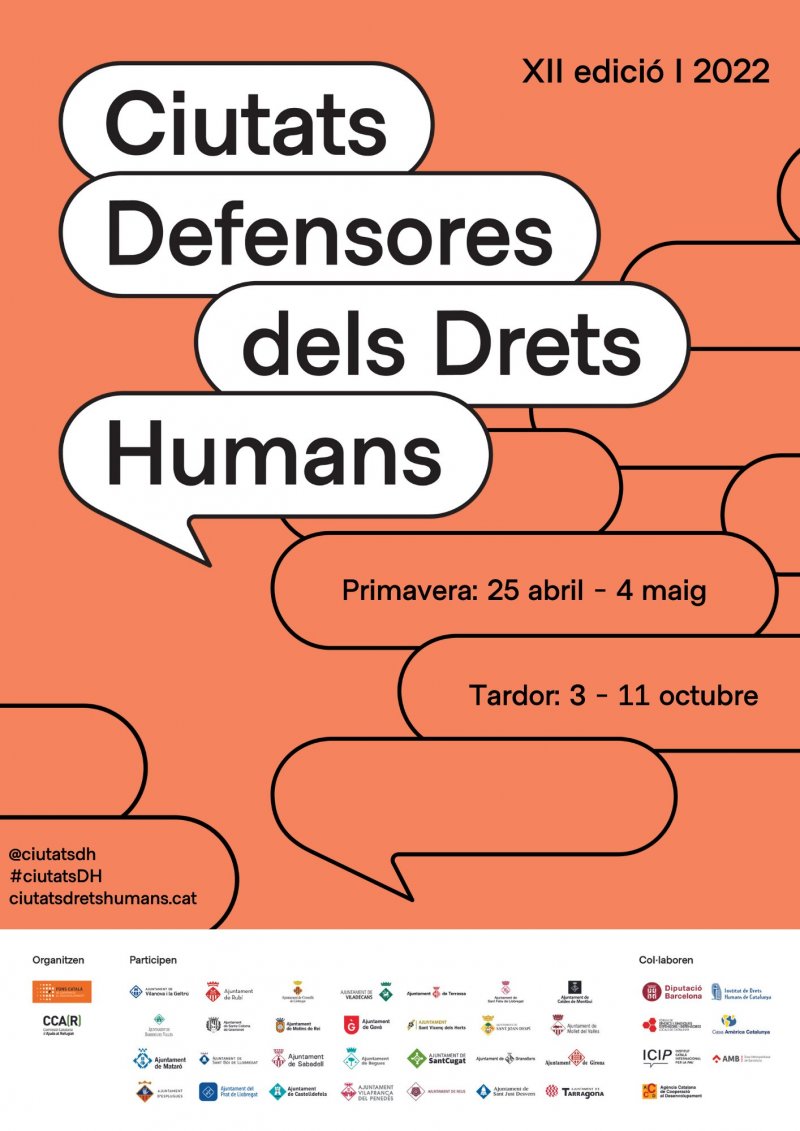 Ciudades Defensoras de los Derechos Humanos  (primavera 2022)