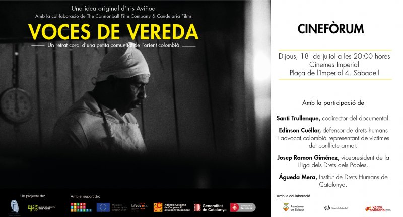 Cinefòrum a Sabdell: Voces de Vereda