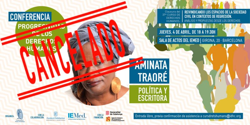 Conferència d'Aminata Traoré: Progresivitat dels drets humans