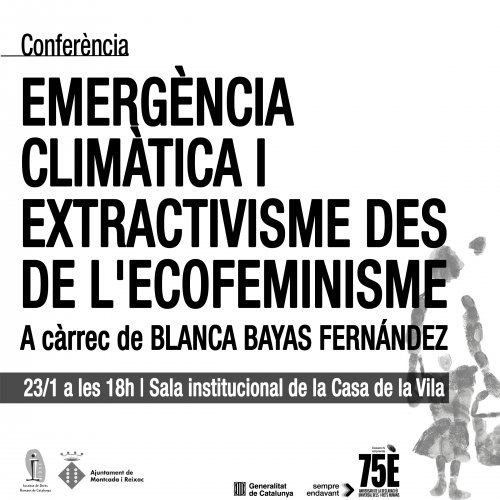 Conferència: Emergència climàtica i extractivisme des de l'ecofeminisme