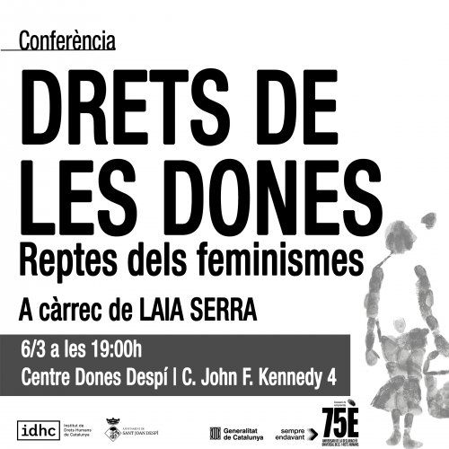 Conferencia: Derechos de las mujeres. Retos de los feminismos (Sant Joan Despí)