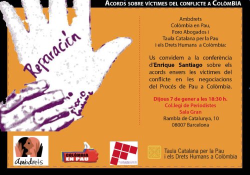 Acords sobre víctimes del conflicte a Colòmbia