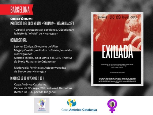 Exiliada: projecció de documental i conversatori posterior