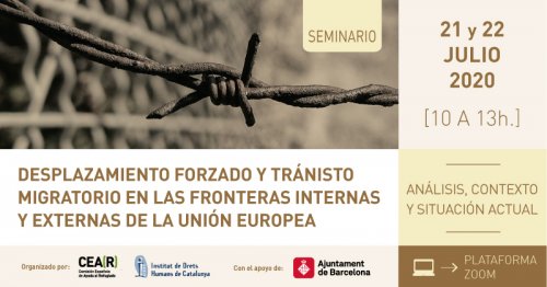 Desplazamiento forzado y tránsito migratorio en las fronteras internas y externas de la Unión Europea: análisis, contexto y situación 