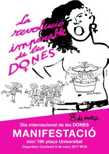 Manifestació dia internacional de la dona 