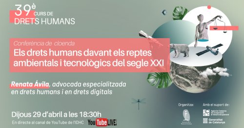 [Conferència] Els drets humans davant els reptes ambientals i tecnològics del segle XXI 