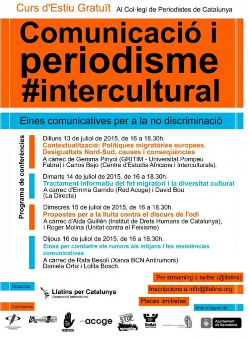Curso de Verano Gratuito: Comunicación y periodismo #intercultural