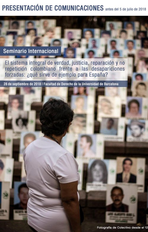 CALL FOR PAPERS: Seminari Internacional sobre desaparicions forçades a Colòmbia i Espanya