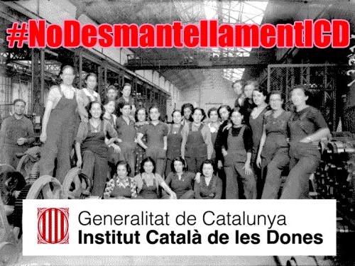 El IDHC se adhiere al manifiesto contra el desmantelamiento del Institut Català de les Dones