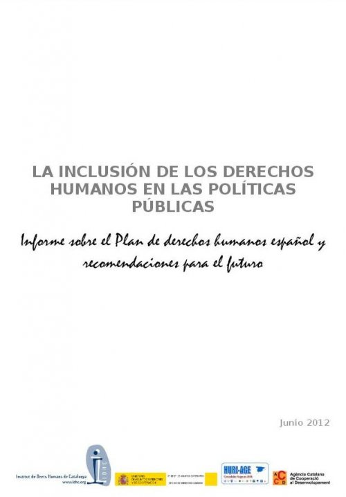 La inclusió dels drets humans a les polítiques públiques