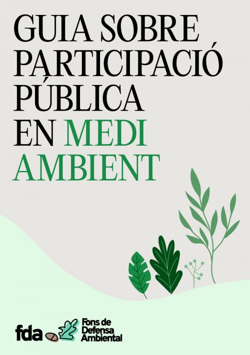 Guia sobre participació pública en medi ambient 
