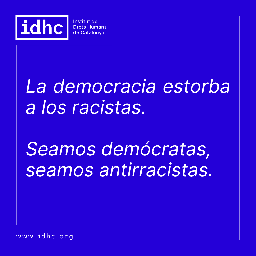 Incompatibilidad entre democracia y racismo