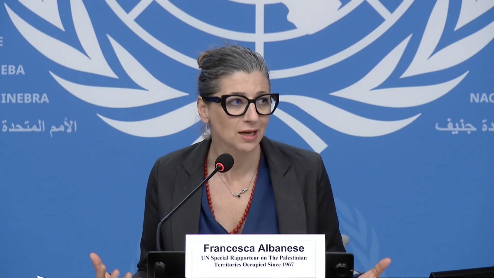 Respaldo a Francesca Albanese y apoyo a su candidatura al Nobel de la Paz