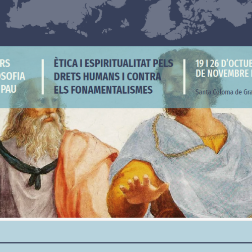 XVII Edició del Curs de Filosofia per la Pau: 