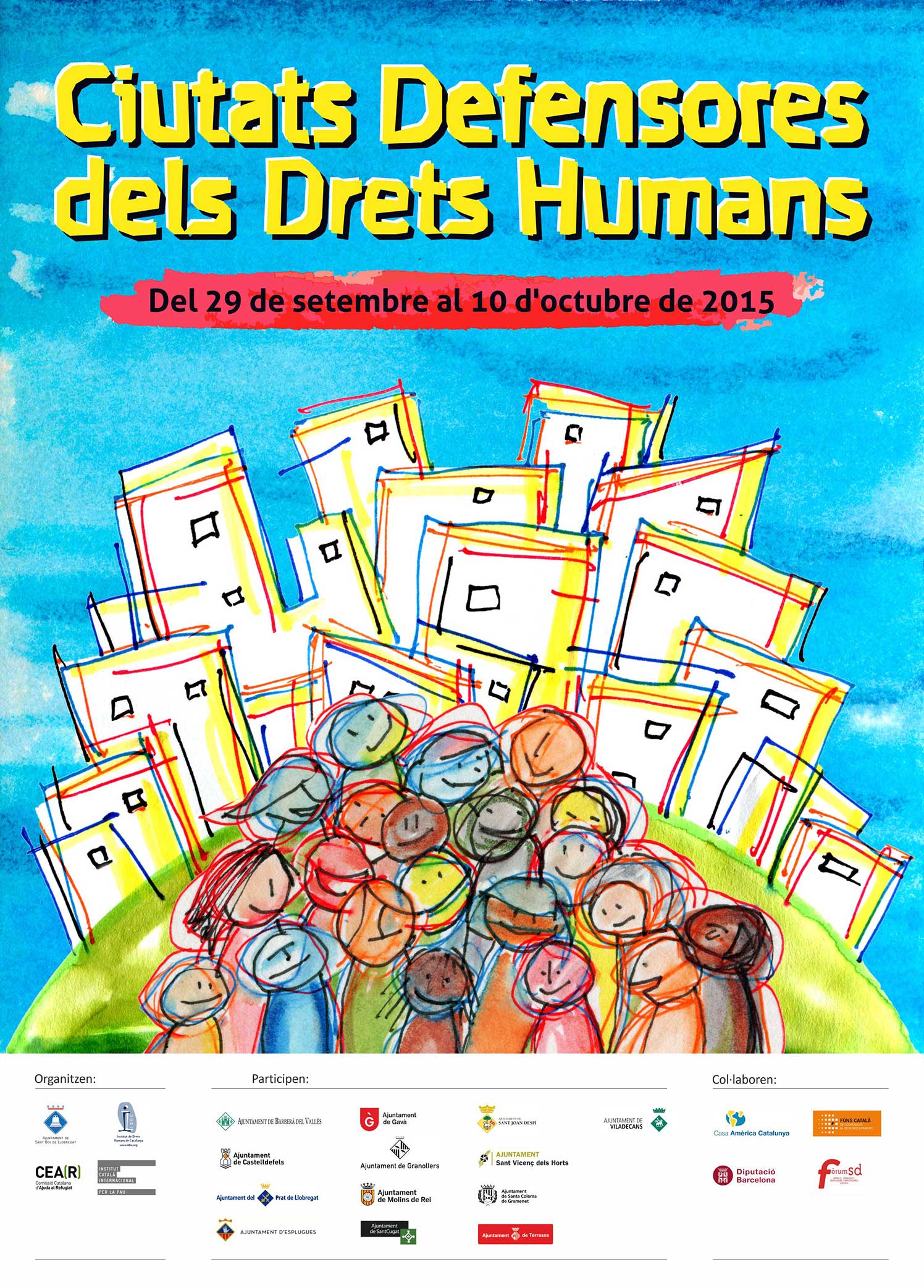 Els municipis de Barcelona es preparen per a la visita de sis reconeguts defensors de drets humans
