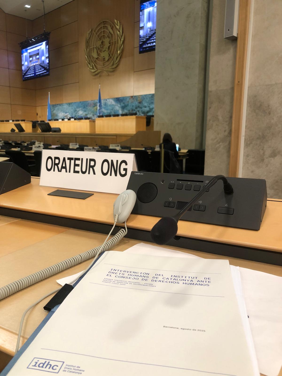 El Consejo de Derechos Humanos aprueba las recomendaciones del Examen Periódico Universal a España